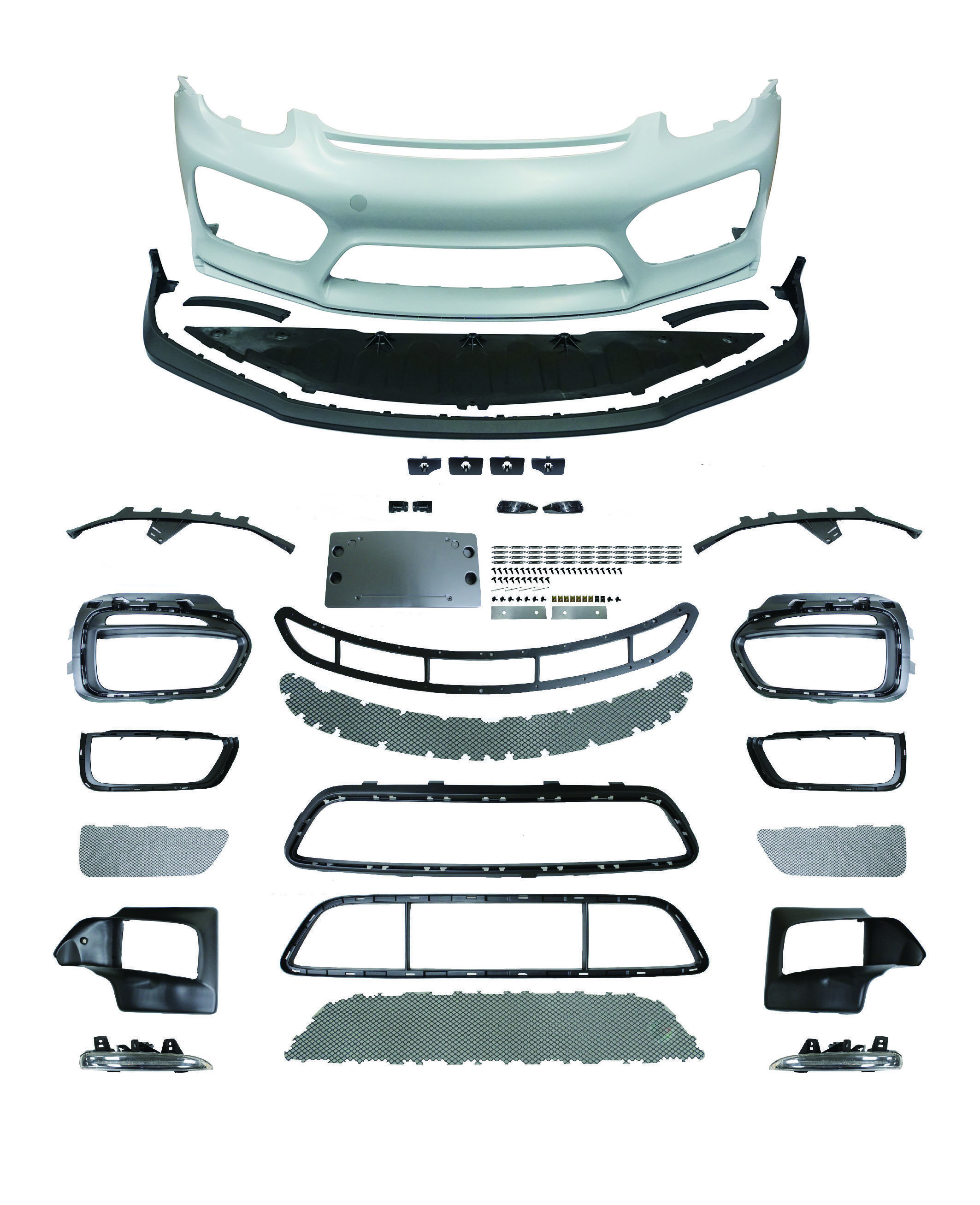 Image of SK-Import Voor Bumper GT4 Style Polyurethane Porsche Boxster,Cayman