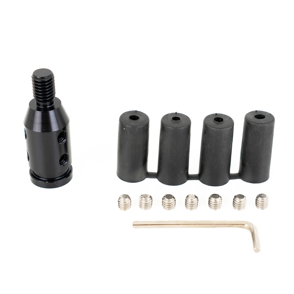 Image of SK-Import Schakel Knop Adapter Set Zwart Aluminium