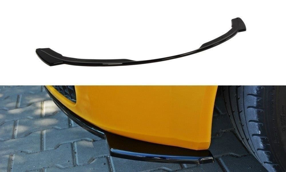 Image of Maxton Achter Bumper Lip Glanzend Zwart ABS Plastic Renault Mégane