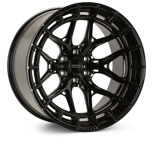Image of Vossen Wheels HFX-1 Hybrid ForgedX Velgen 22 Inch 10J ET18 5x127 Super Diepe Concave Flow Form Gloss Black