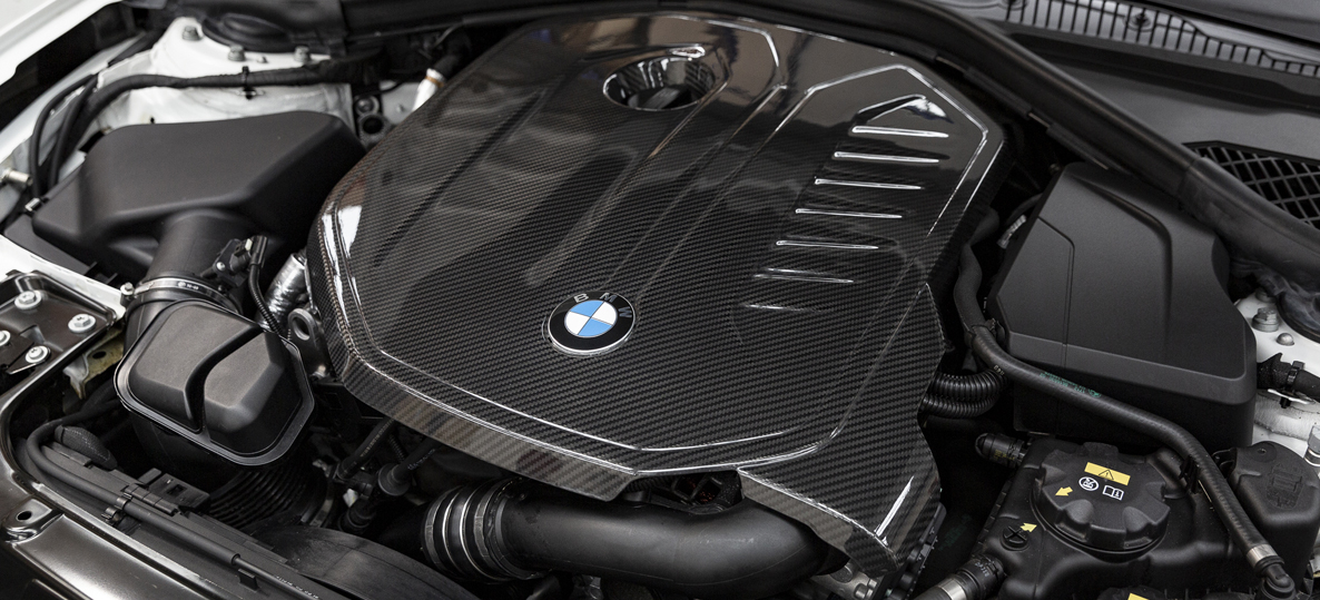 Image of Eventuri Motor Cover Carbon BMW 1-serie,2-serie,3-serie