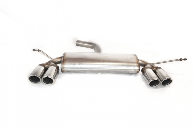 Image of Ulter Sport Uitlaat Demper Dual Tip Roestvrij Staal Volkswagen Golf