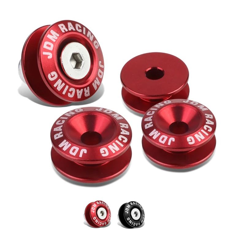 Image of SK-Import Voor en Achter Bumper Snelkoppelingen Rivet Style Aluminium