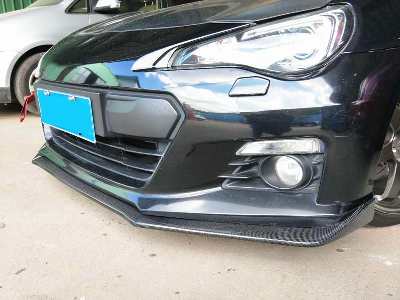 Image of CarbonWorks Voor Bumper Lip ST Style Carbon Subaru BRZ