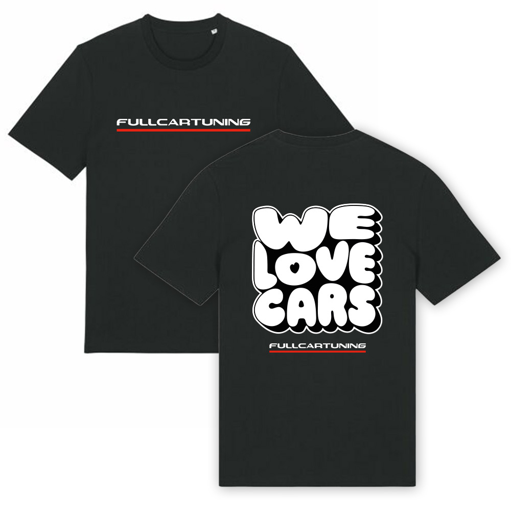 Image of Fullcartuning T-Shirt We Love Cars Zwart