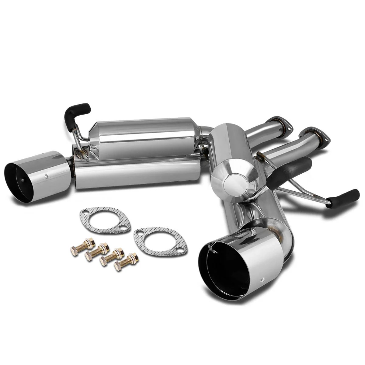 Image of SK-Import Achter Uitlaat Demper Dual 63.5mm Roestvrij Staal Infiniti,Nissan