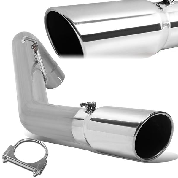 Image of SK-Import Uitlaat Demper Turbo Diesel Rolled Tip 4 Inch Staal Dodge Ram
