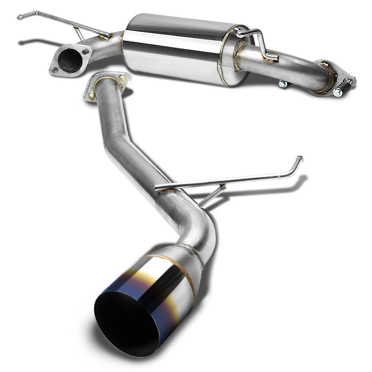Image of SK-Import Cat-back Uitlaatsysteem Burnt Tip 2.25 Inch Roestvrij Staal Toyota Celica
