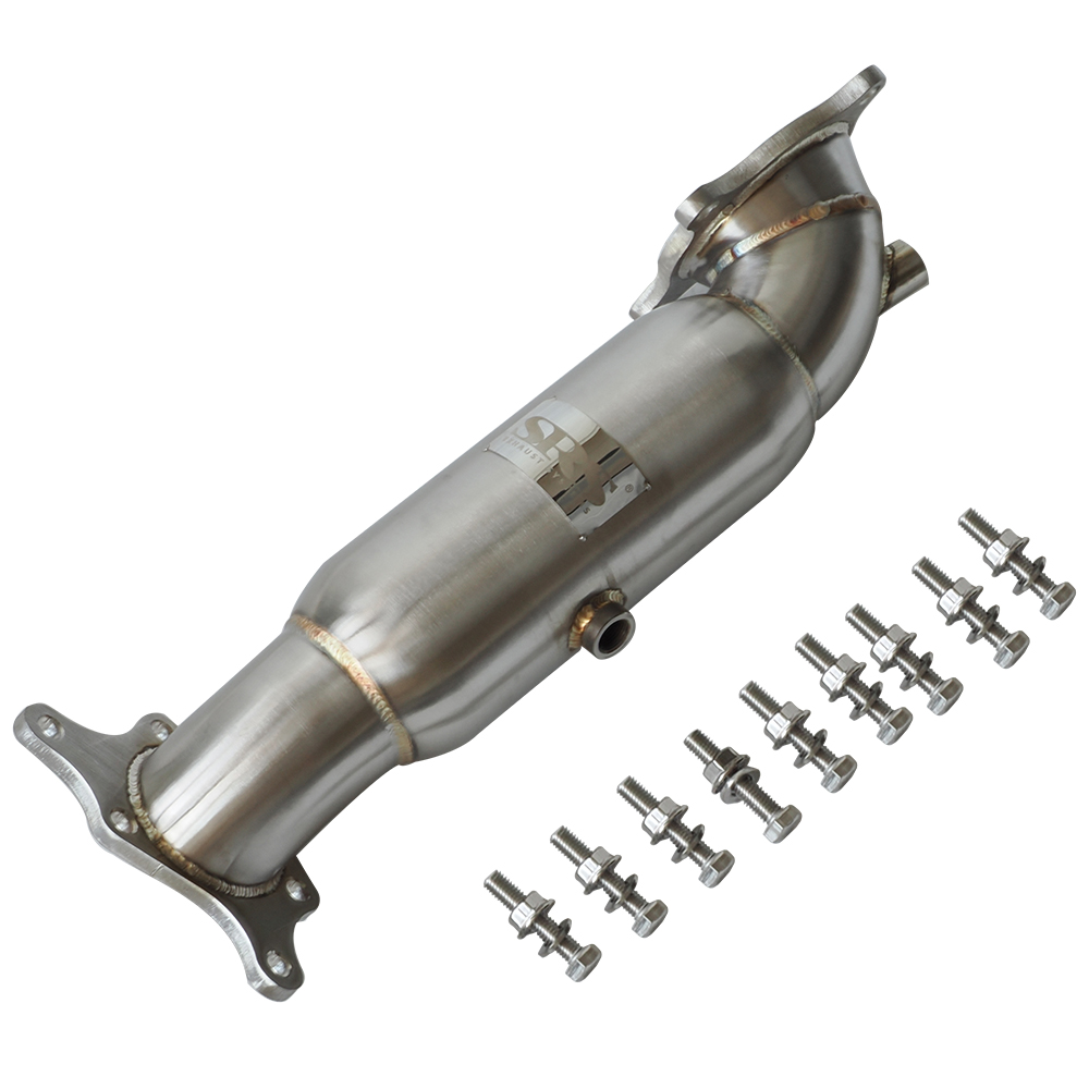 Image of SRS Downpipe Met Race Katalysator Roestvrij Staal Honda Civic