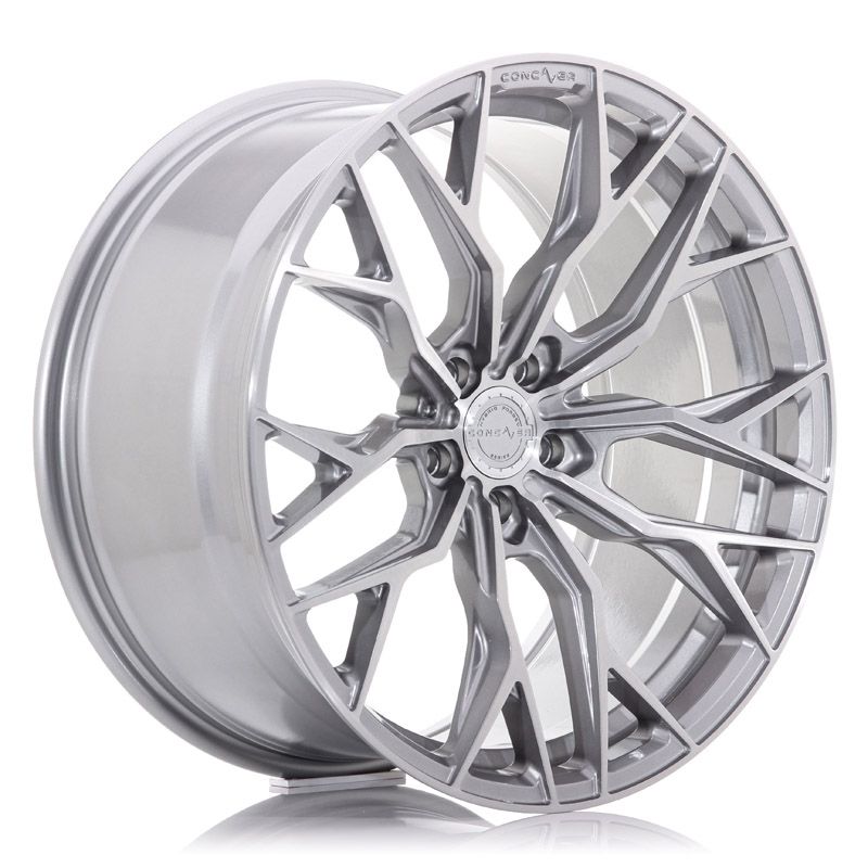 Image of Concaver CVR1 Velgen 23 Inch 11.5J ET0-58 Custom PCD Diepe Concave Flow Form Brushed Titanium