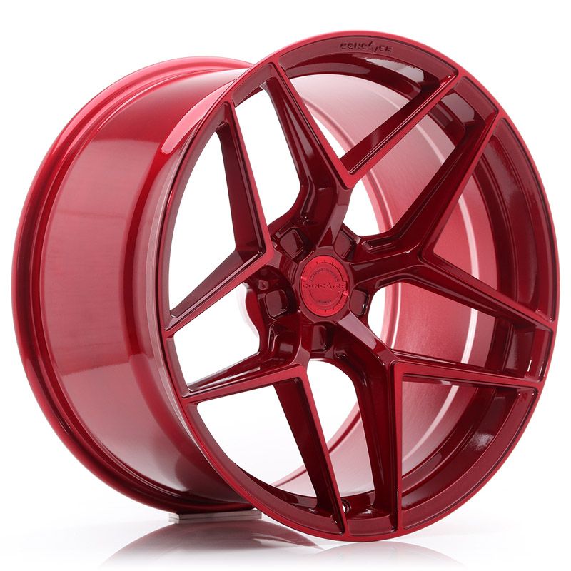Image of Concaver CVR2 Velgen 20 Inch 9J ET20-51 Custom PCD Performance Concave Flow Form Candy Red