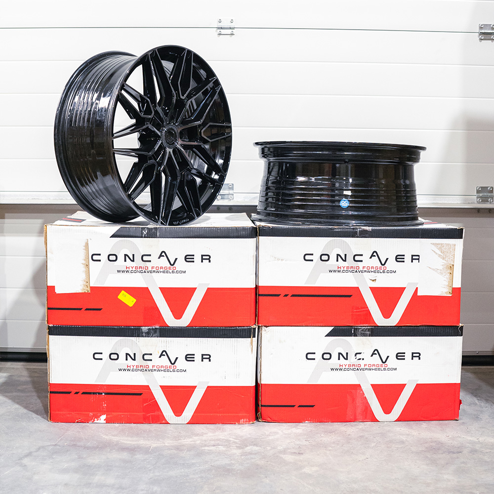 Image of Concaver CVR6 TWEEDE KANS Velgen 20 Inch 8.5J ET42 5x112 Performance Concave Flow Form Double Tinted Black