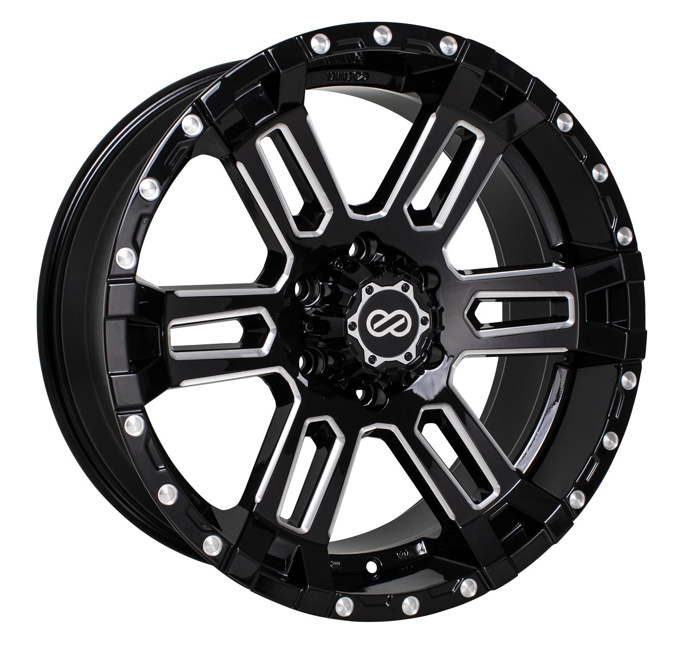 Image of Enkei Commander Velgen 17 Inch 8J ET30 6x139.7 Black Machined