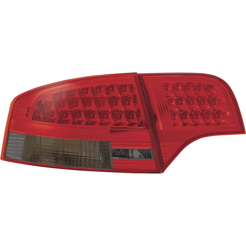 Image of SK-Import Achterlichten Rood Smoke Glas Audi A4