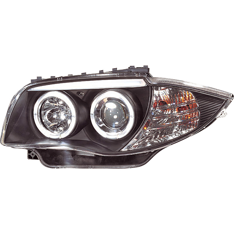 Image of SK-Import Koplamp Black Housing BMW 1 Serie