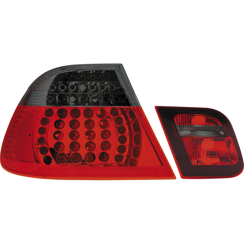 Image of SK-Import Achterlichten Rood Smoke Glas BMW 3-serie