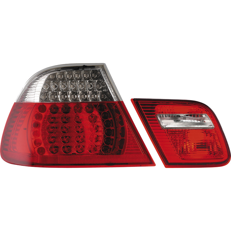 Image of SK-Import Achterlichten Rood Heldere Lens BMW 3-serie