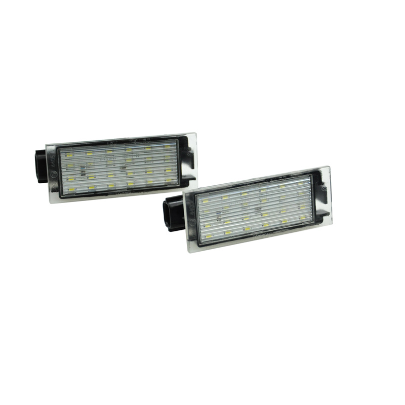 Image of SK-Import Achter Kenteken Verlichting LED Renault, Opel