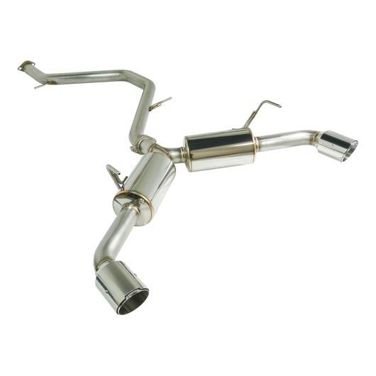 Image of Remark Cat-back Uitlaatsysteem Gepolijst 63.5mm Roestvrij Staal Toyota C-HR