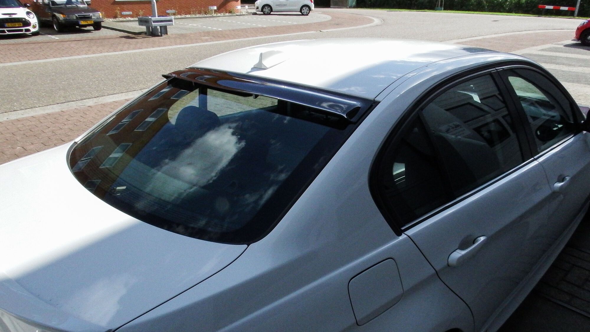 Image of SK-Import Achter Windscherm Smoke Kunststof BMW 3-serie