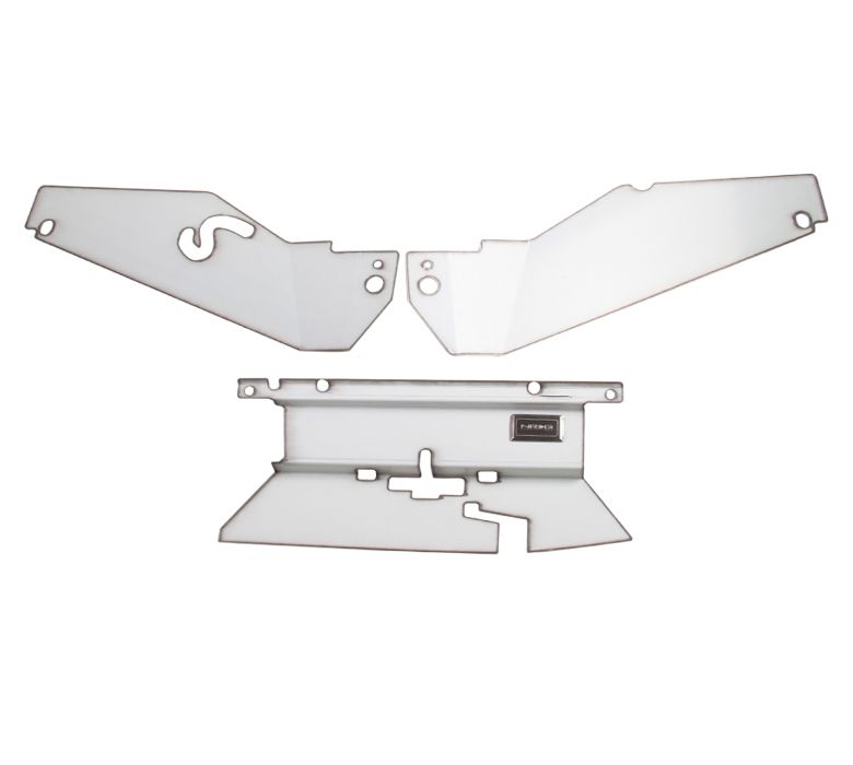 Image of NRG Innovations Luchtgeleidingsplaat Roestvrij Staal Nissan S14 Facelift