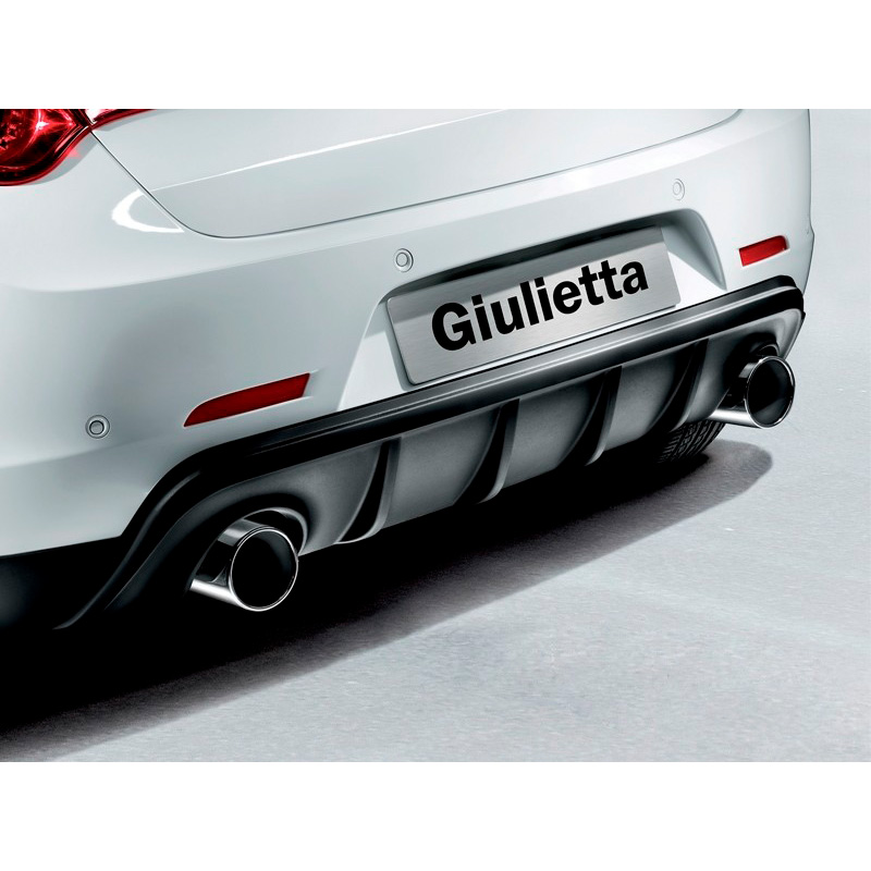 Image of Motordrome Achter Diffuser Zwart ABS Plastic Alfa Giulietta