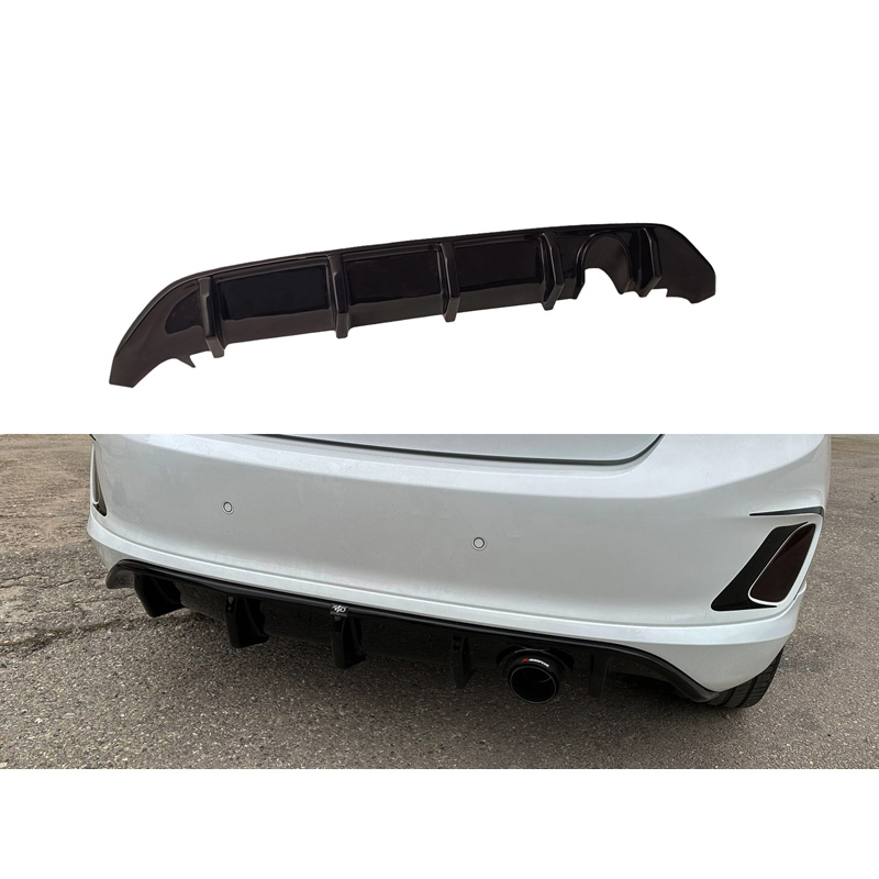Image of Motordrome Achter Diffuser Zwart ABS Plastic Ford Fiesta ST Line