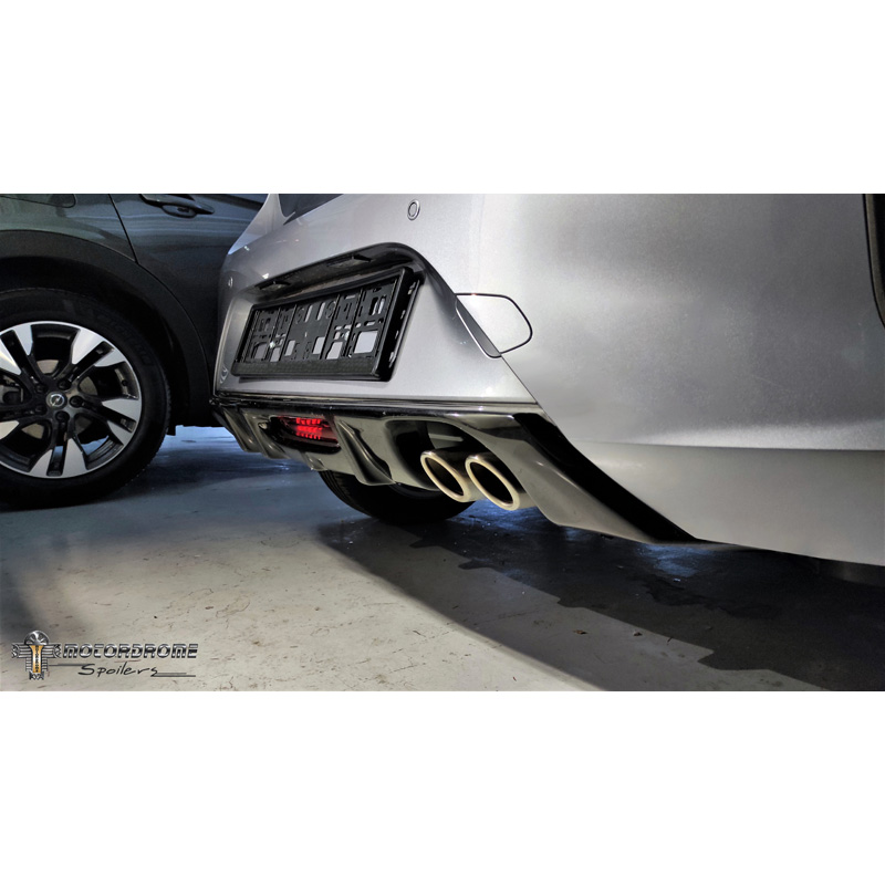 Image of Motordrome Achter Diffuser Zwart ABS Plastic Opel Corsa