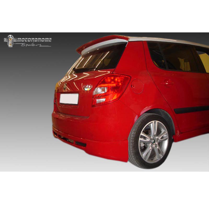 Motordrome Achter Bumper Lip Ongeverfd ABS Plastic Skoda Fabia