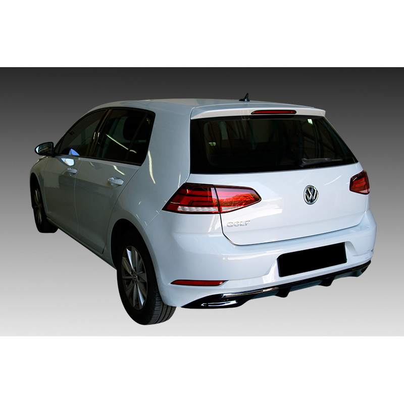Image of Motordrome Achter Diffuser Zwart ABS Plastic Volkswagen Golf Facelift