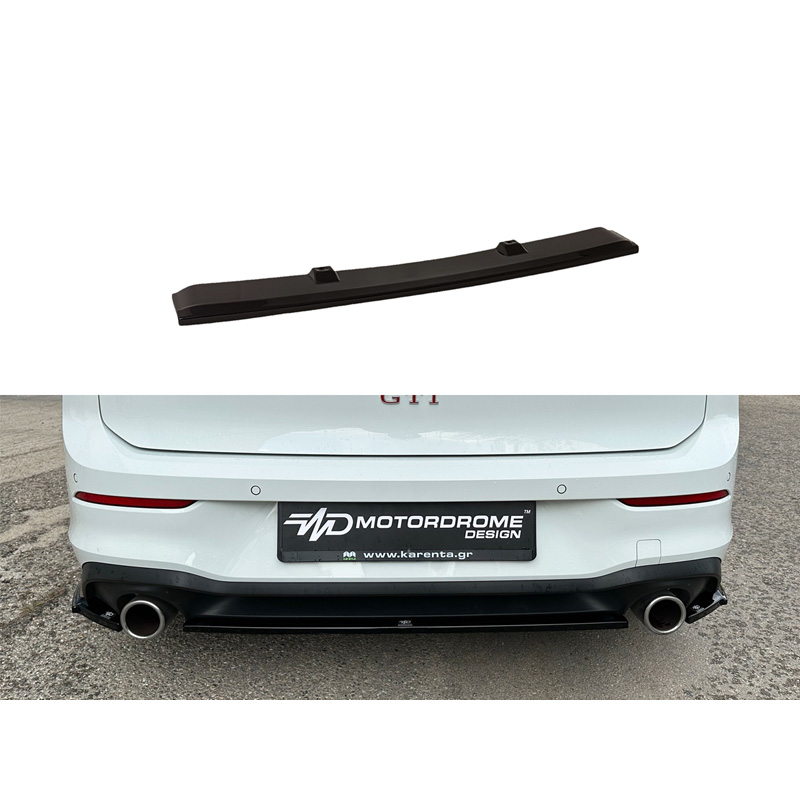 Image of Motordrome Achter Diffuser Zwart ABS Plastic Volkswagen Golf