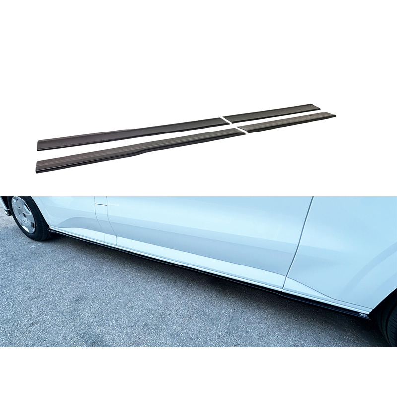 Image of Motordrome Side Skirts Zwart ABS Plastic Ford Transit