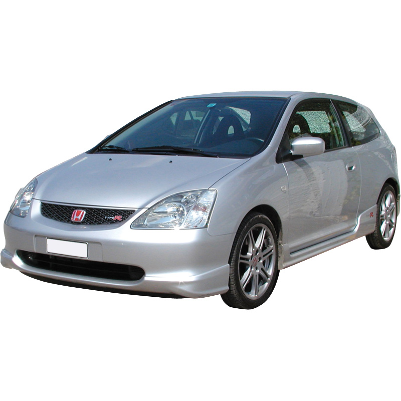 Image of Motordrome Side Skirts R-Look Ongeverfd ABS Plastic Honda Civic