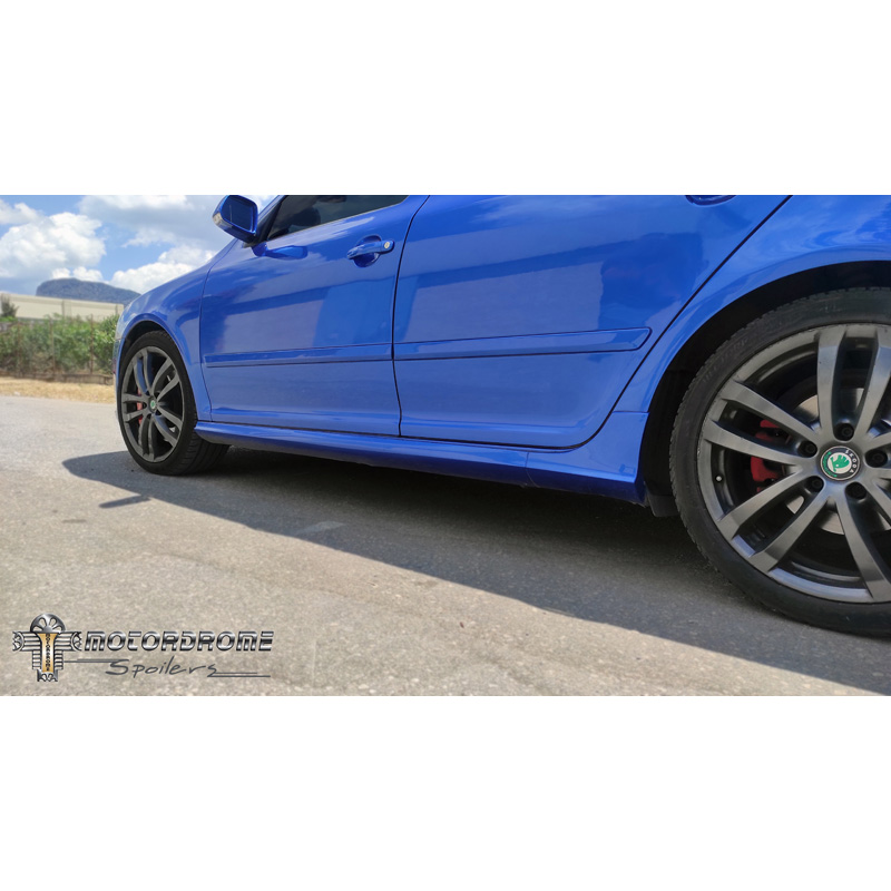 Image of Motordrome Side Skirts Ongeverfd ABS Plastic Skoda Octavia
