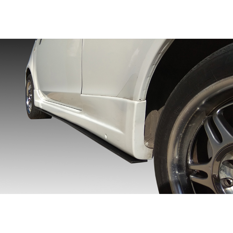 Image of Motordrome Side Skirts Bottomline Zwart Polypropyleen