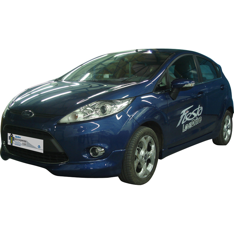 Image of Motordrome Voor Bumper Lip Ongeverfd ABS Plastic Ford Fiesta
