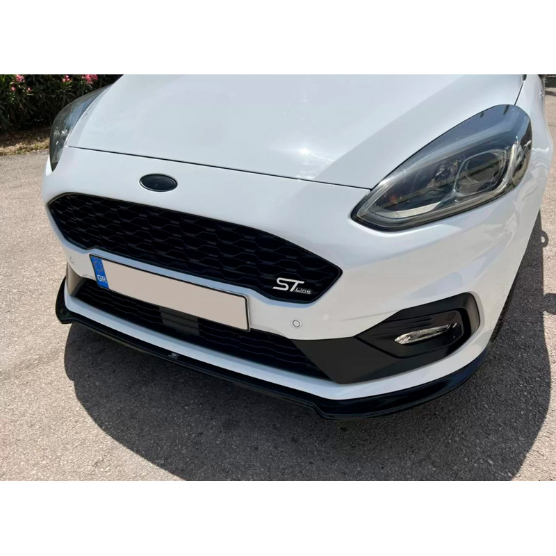 Image of Motordrome Voor Bumper Lip Zwart ABS Plastic Ford Fiesta