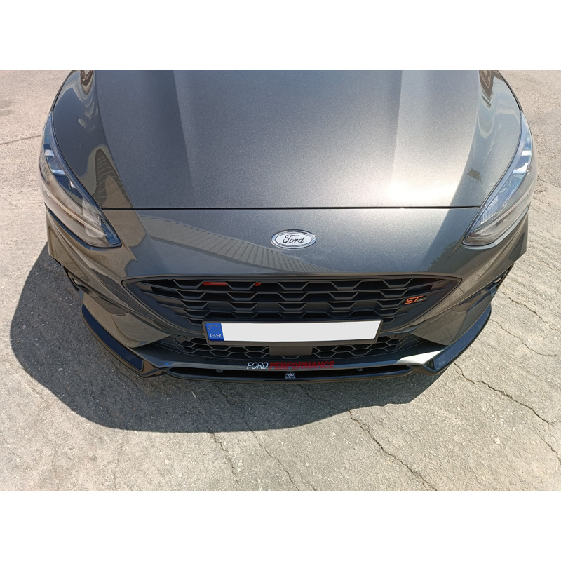 Image of Motordrome Voor Bumper Lip Zwart ABS Plastic Ford Focus