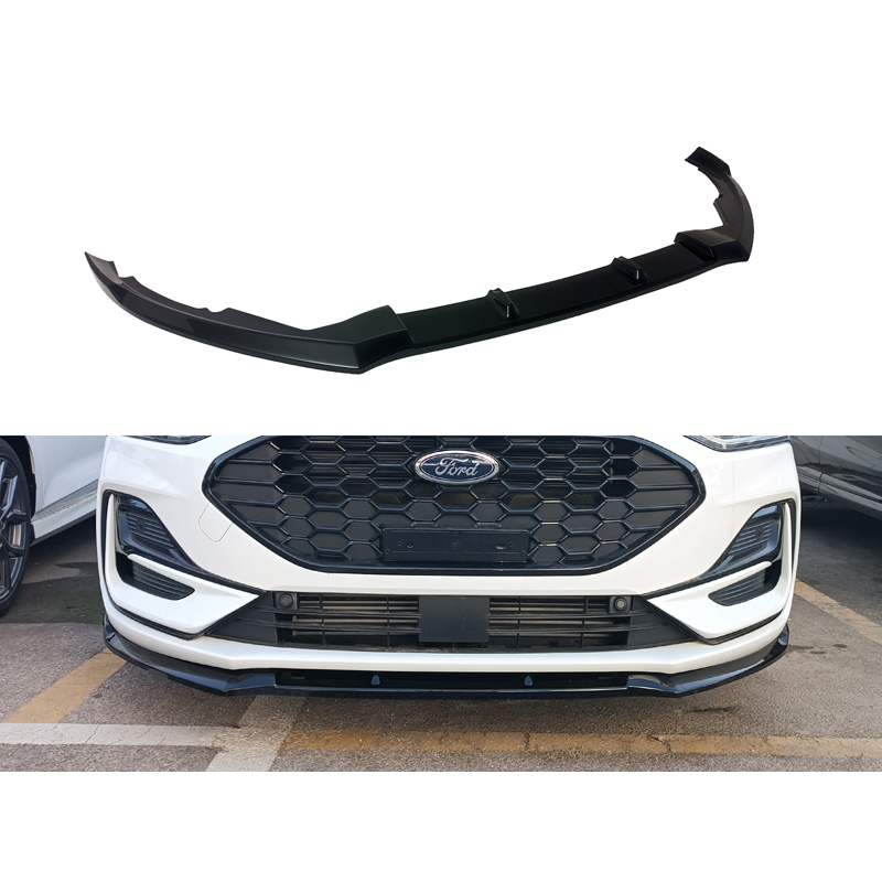 Image of Motordrome Voor Bumper Lip Zwart ABS Plastic Ford Focus Facelift