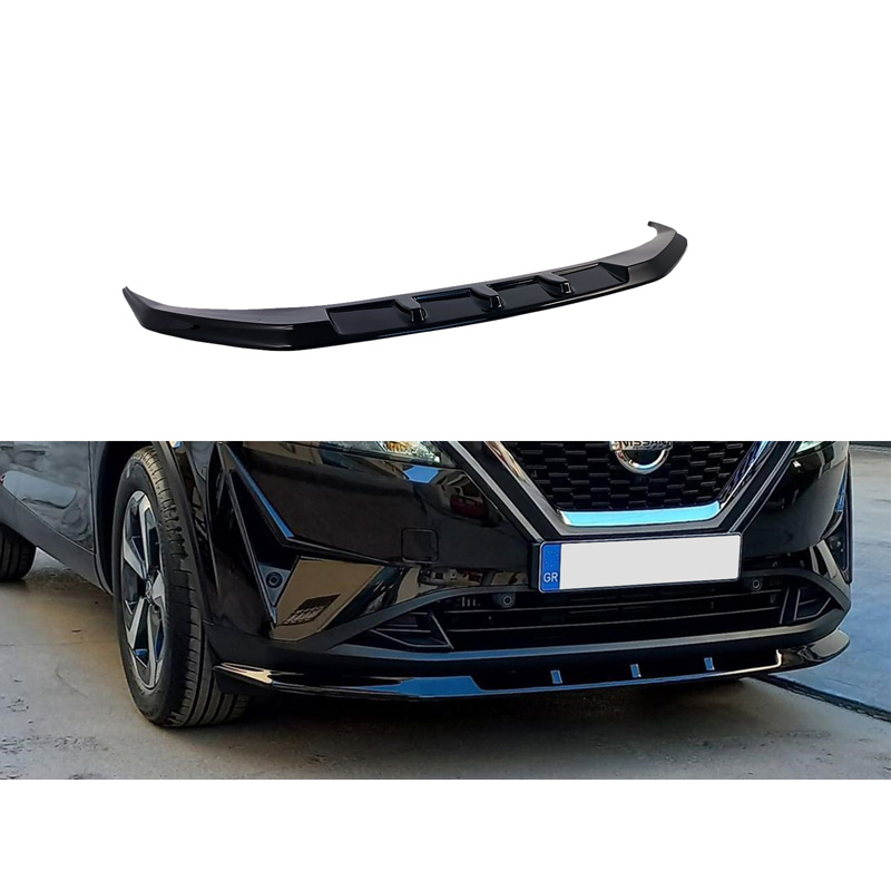 Motordrome Voor Bumper Lip Zwart ABS Plastic Nissan Qashqai