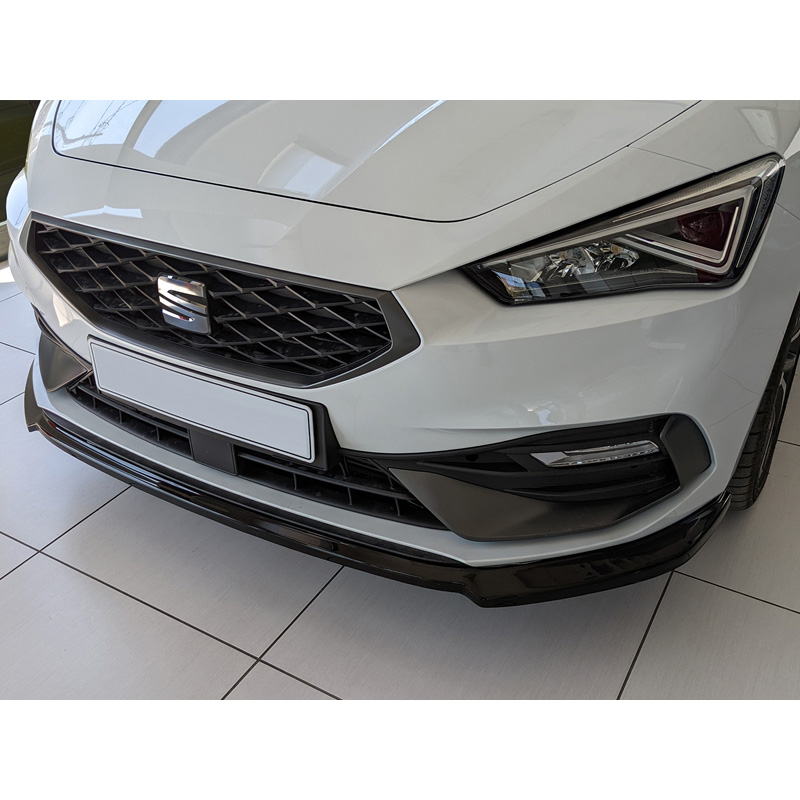 Image of Motordrome Voor Bumper Lip 5-Deurs Zwart ABS Plastic Seat Leon