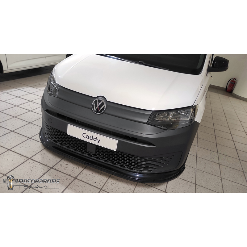 Image of Motordrome Voor Bumper Lip Zwart ABS Plastic Volkswagen Caddy