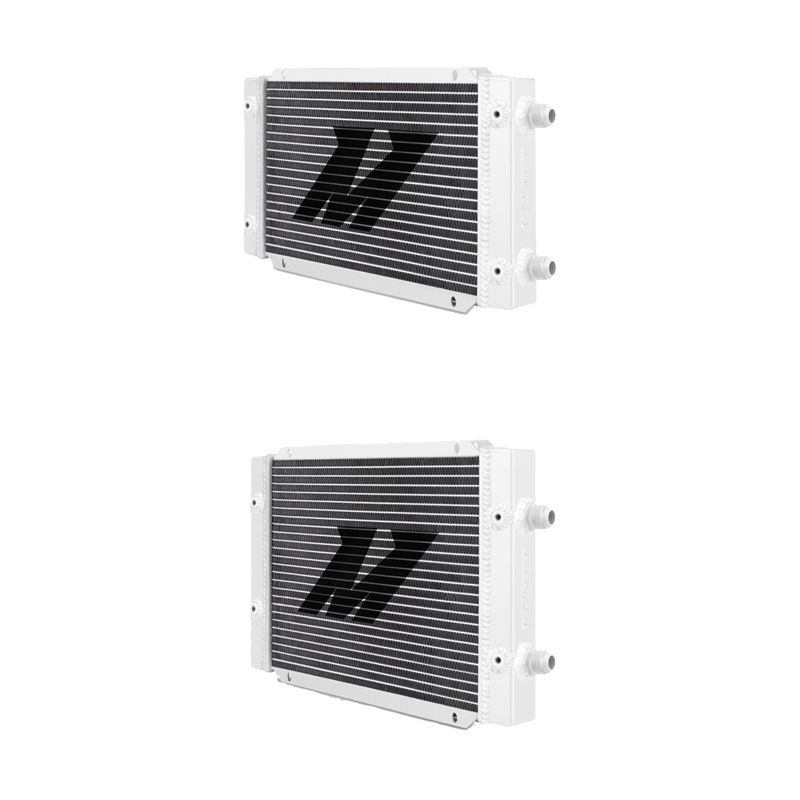 Image of Mishimoto Oliekoeler Dual Pass Gepolijst Aluminium