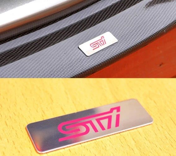 Image of SK-Import Badge STI Style Roestvrij Staal