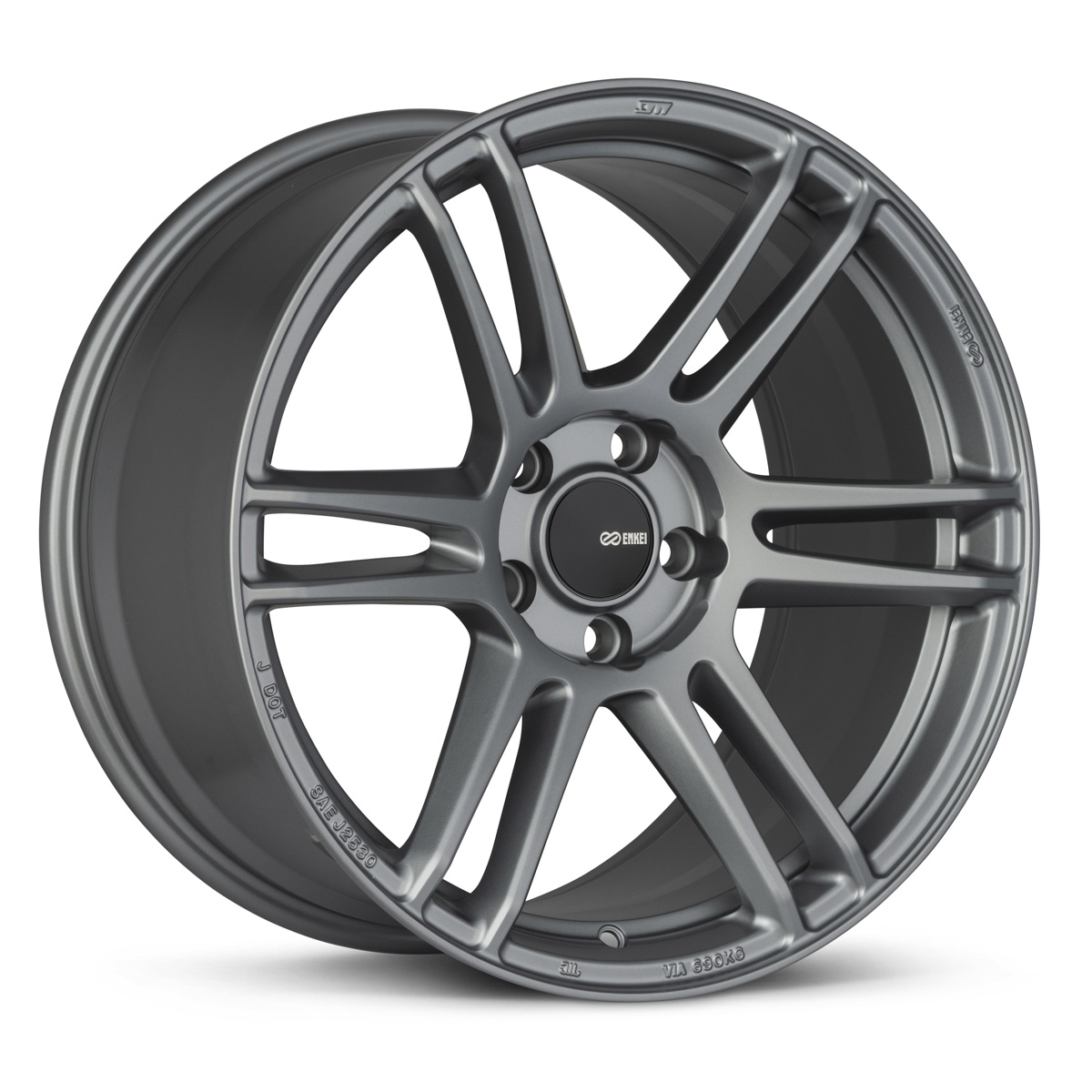 Image of Enkei TSR-6 Velgen 18 Inch 9.5J ET38 5x114.3 Titanium Gray