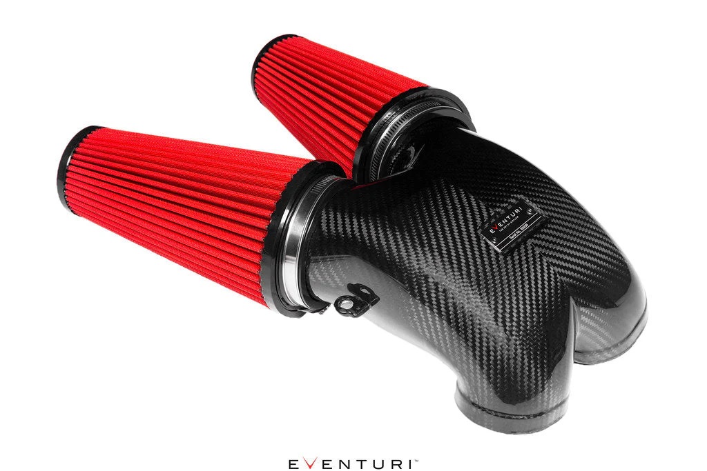 Image of Eventuri Luchtfilter Type L Rood Carbon Audi, Porsche, Lamborghini