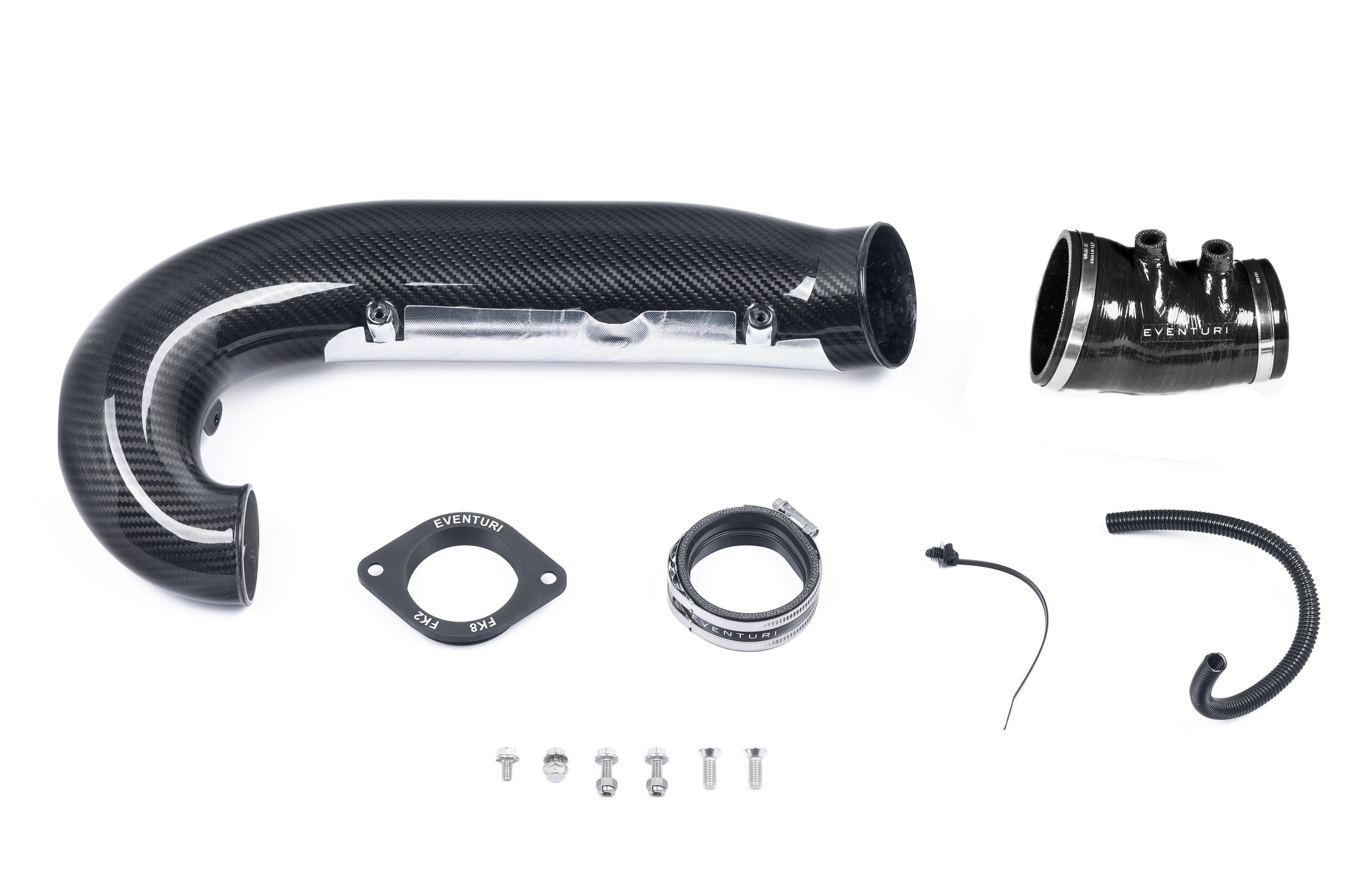 Image of Eventuri Turboslang V3 Oversized Carbon Honda Civic