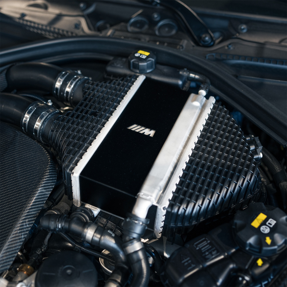 Image of SK-Import Motor Cover Zwart Aluminium BMW 3-serie