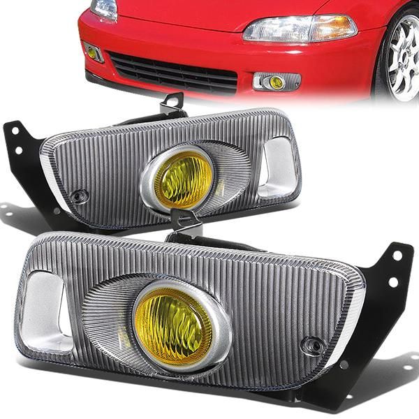 Image of SK-Import Mistlampen Geel Glas Honda Civic
