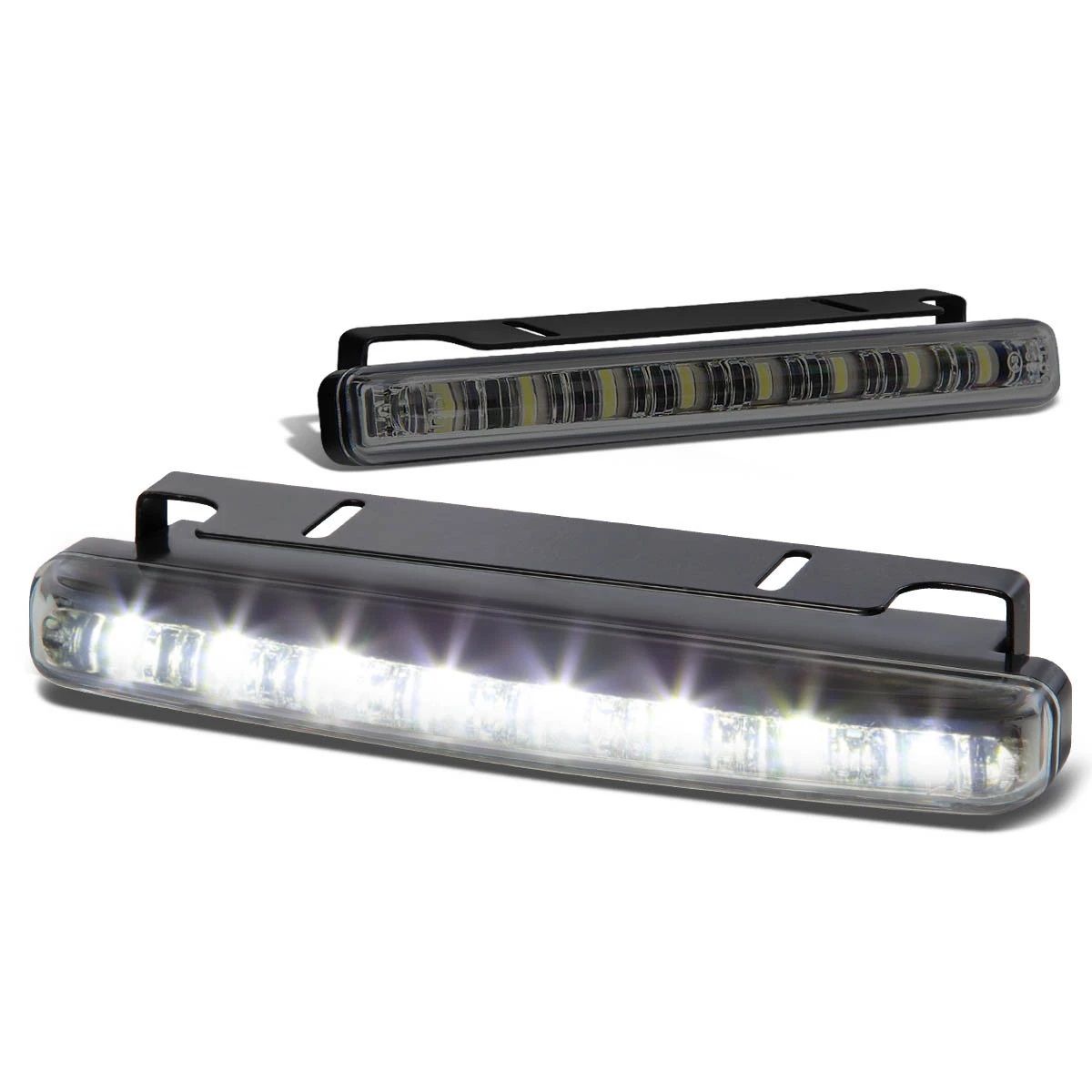 Image of SK-Import Voor Dagrijverlichting 8 LEDs Smoke Glas